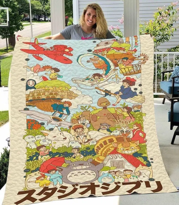 Studio Ghibli A2 Blanket 1 Studio Ghibli A2 Blanket