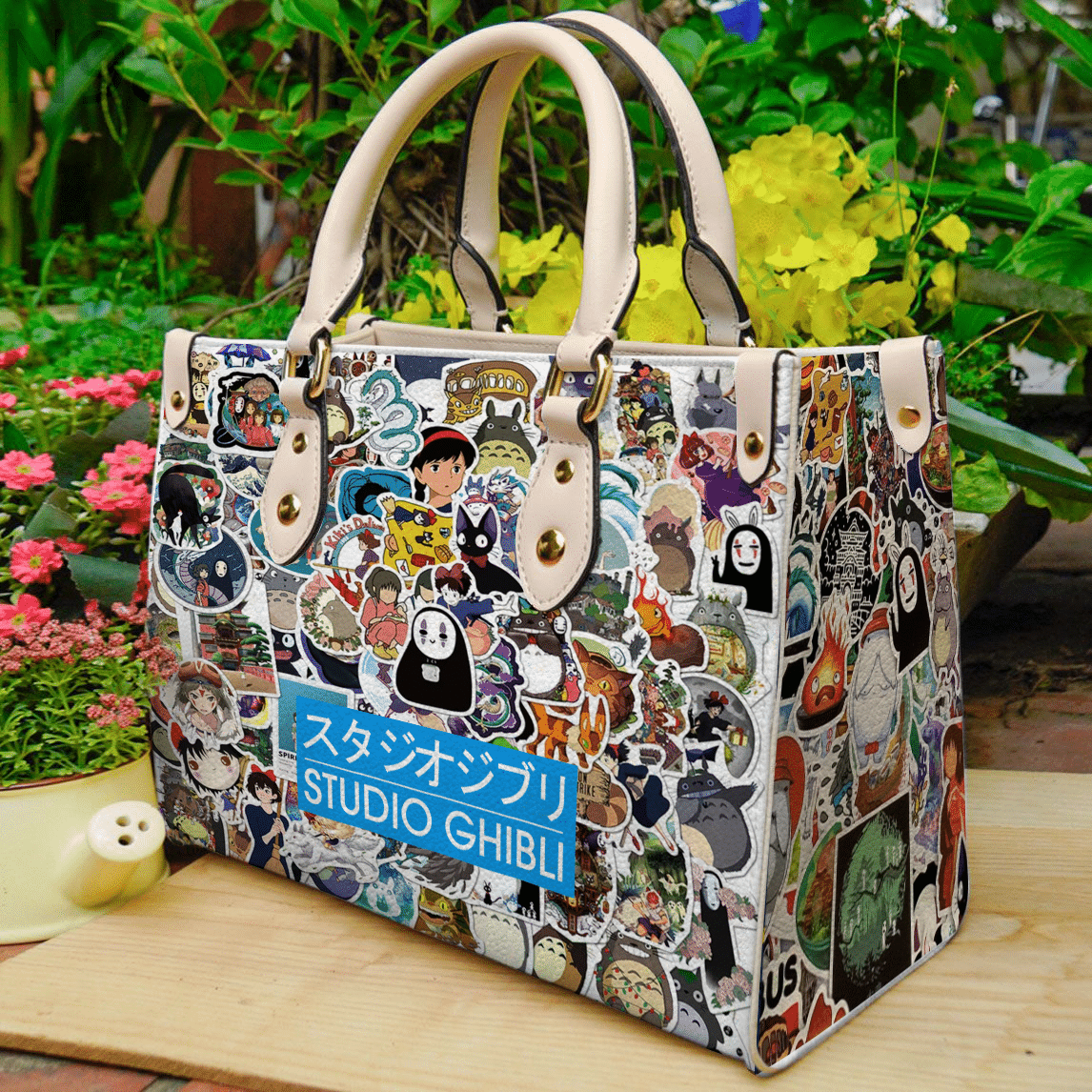 Studio Ghibli Leather Handbag 1 Studio Ghibli Leather Handbag