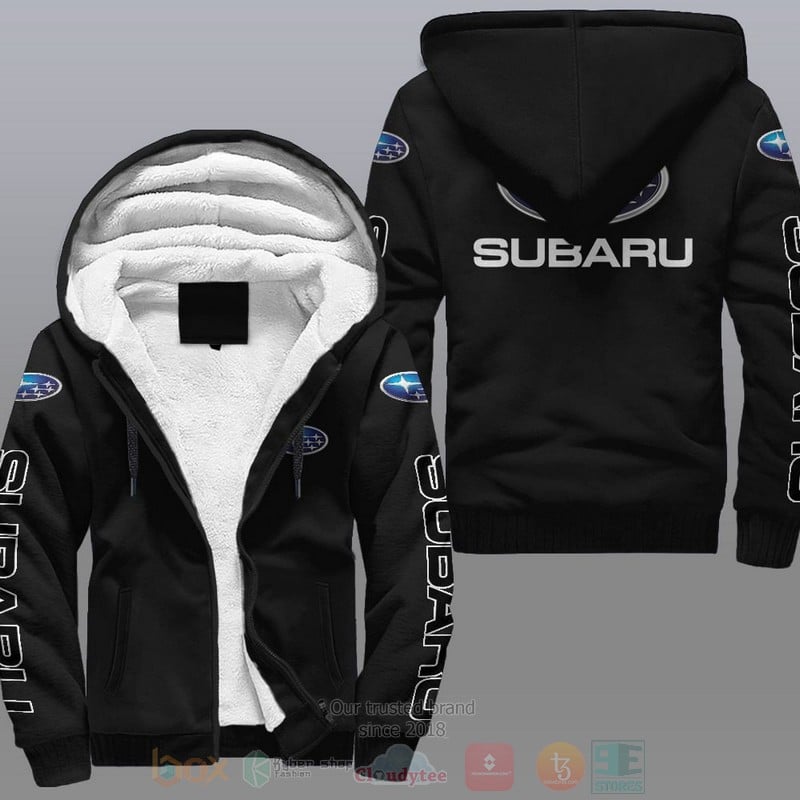 Subaru Black Fleece Jacket 1 Subaru Black Fleece Jacket