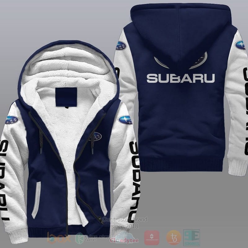 Subaru Blue Fleece Jacket 1 Subaru Blue Fleece Jacket