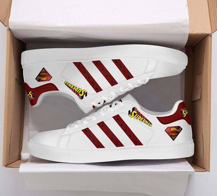 Super Man Stan Smith Shoes 1 Super Man Stan Smith Shoes