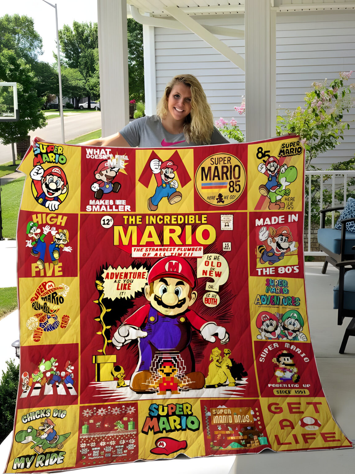 Super Mario Blanket 1 Super Mario Blanket
