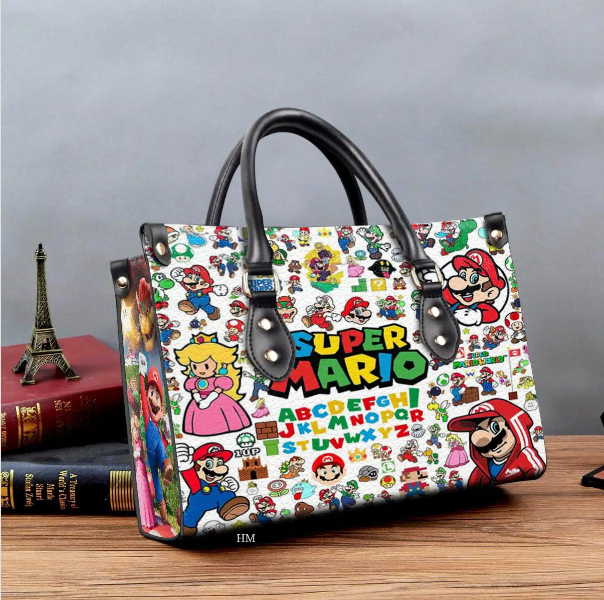 Super Mario Leather Handbag 1 Super Mario Leather Handbag