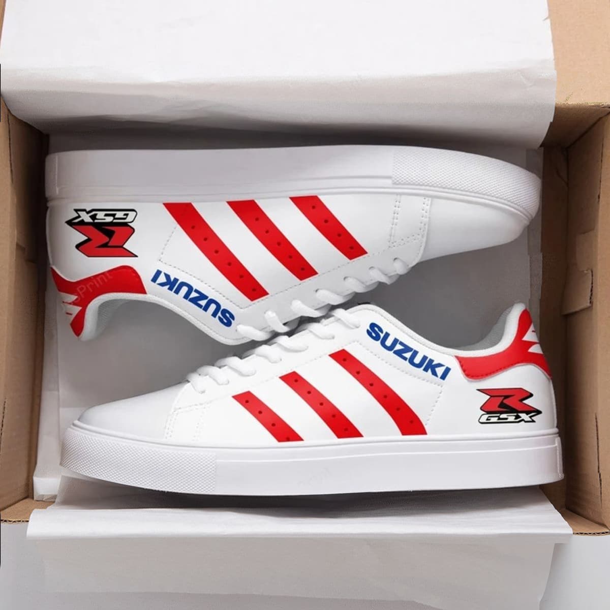 Suzuki Red Stan Smith Shoes 1 Suzuki Red Stan Smith Shoes