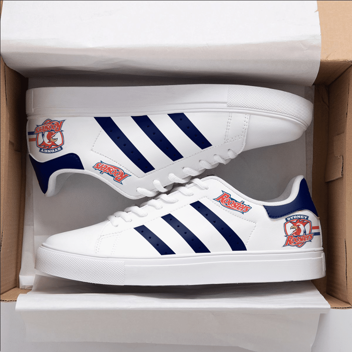 Sydney Roosters Stan Smith Shoes 1 Sydney Roosters Stan Smith Shoes