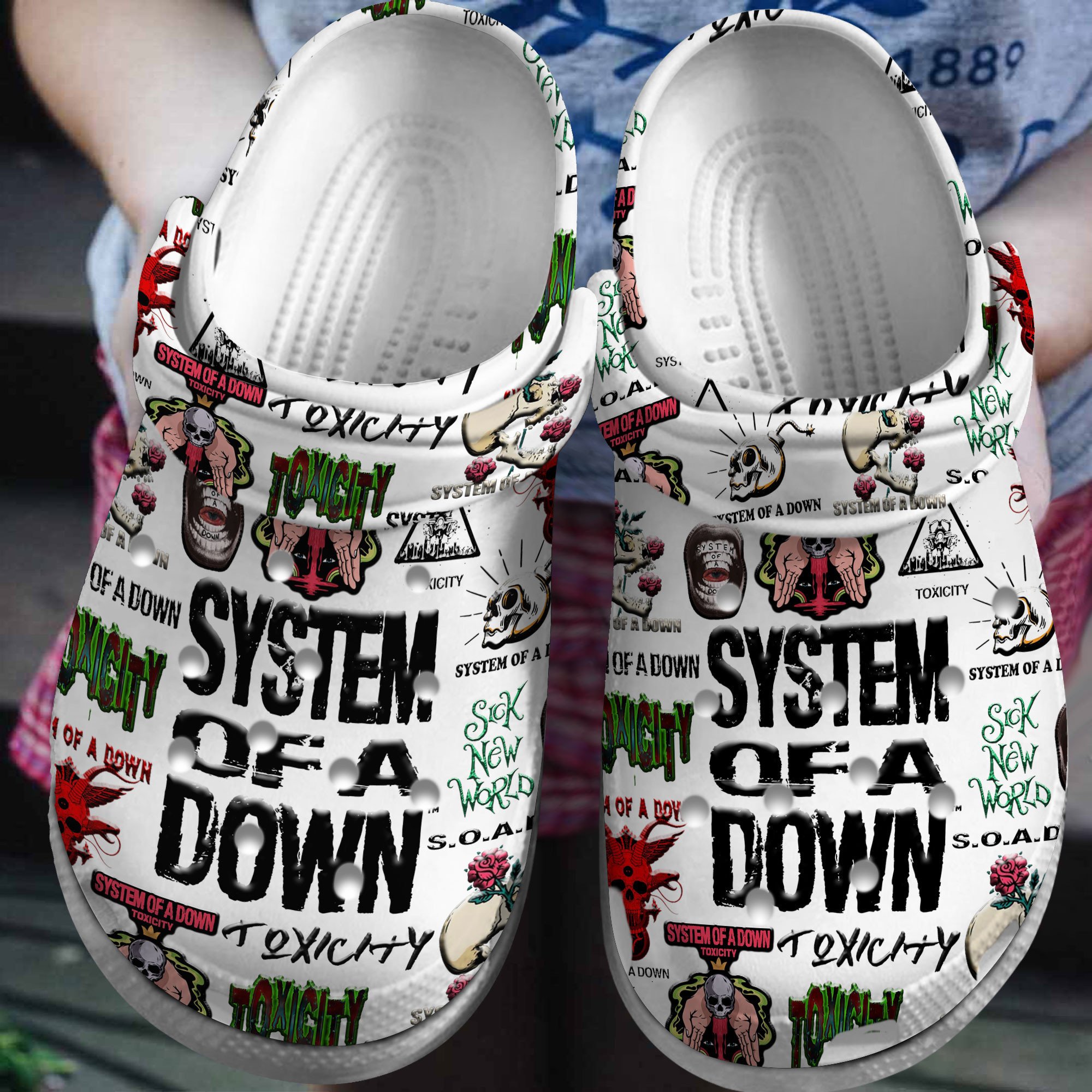 System Of A Down Soft Clogs 1 System Of A Down Soft Clogs