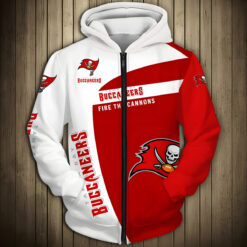 Tampa Bay Buccaneers Hoodie Zip Hoodie 3D