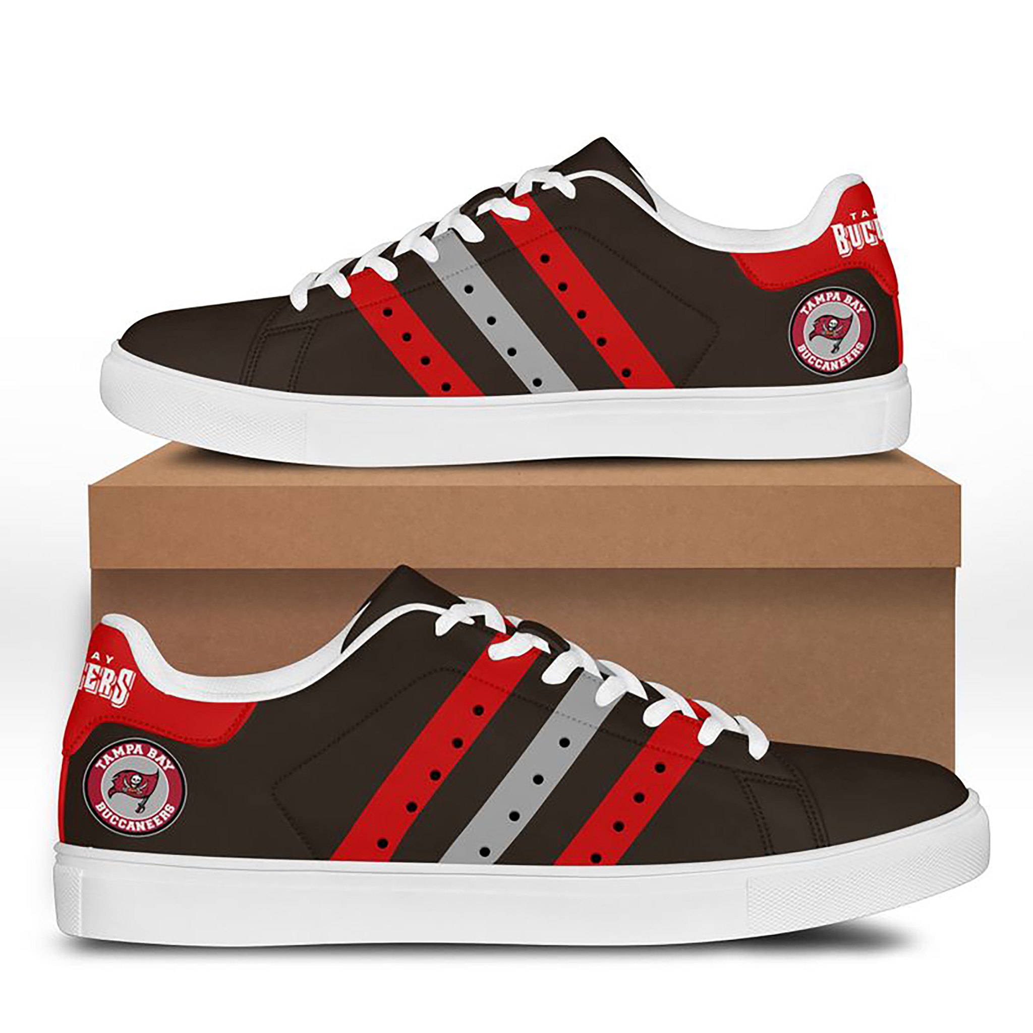 Tampa Bay Buccaneers Stan Smith Shoes 1 Tampa Bay Buccaneers Stan Smith Shoes