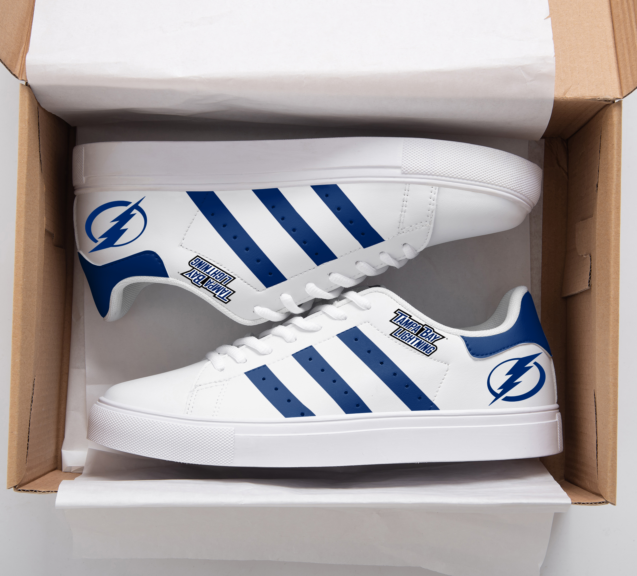 Tampa Bay Lightning Stan Smith Shoes 1 Tampa Bay Lightning Stan Smith Shoes