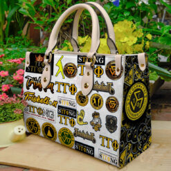 Tau Gamma Phi Leather Handbag