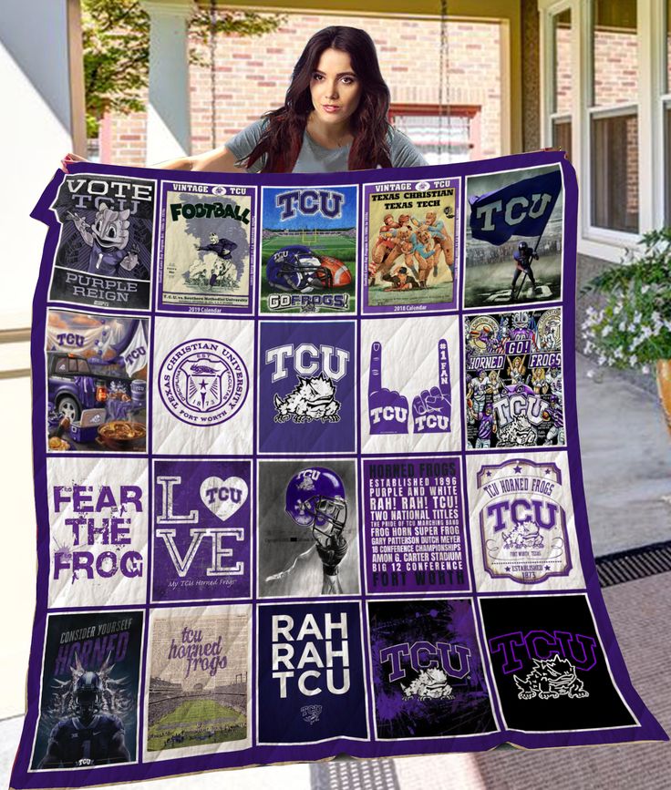 Tcu Horned Frogs Lover Blanket 1 Tcu Horned Frogs Lover Blanket