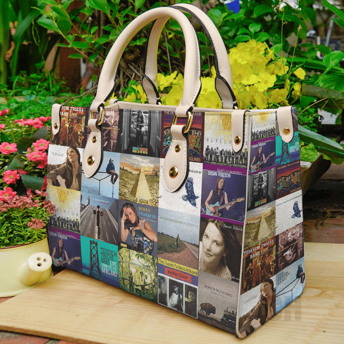 Tedeschi Trucks Band Leather Handbag 1 Tedeschi Trucks Band Leather Handbag