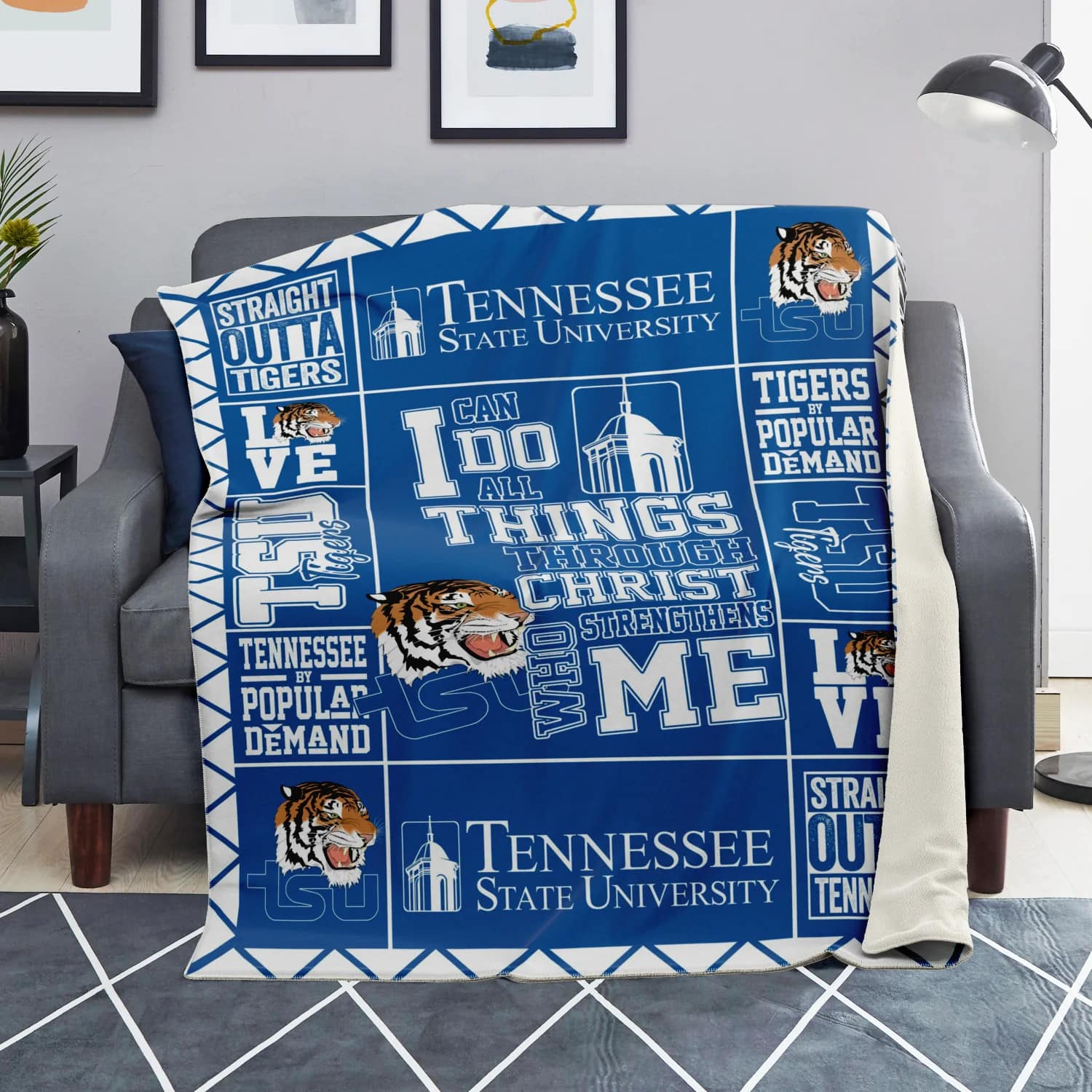 Tennessee State Tigers Quiltt Blanket Best 1 Tennessee State Tigers Quiltt Blanket Best