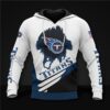 Tennessee Titans 1 Hoodie Zip Hoodie 3D
