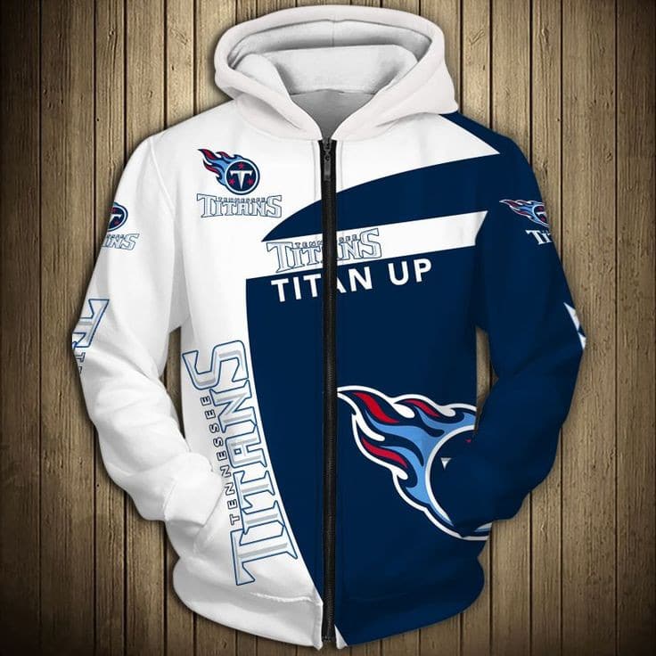 Tennessee Titans 1G Hoodie Zip Hoodie 3D 1 Tennessee Titans 1G Hoodie Zip Hoodie 3D