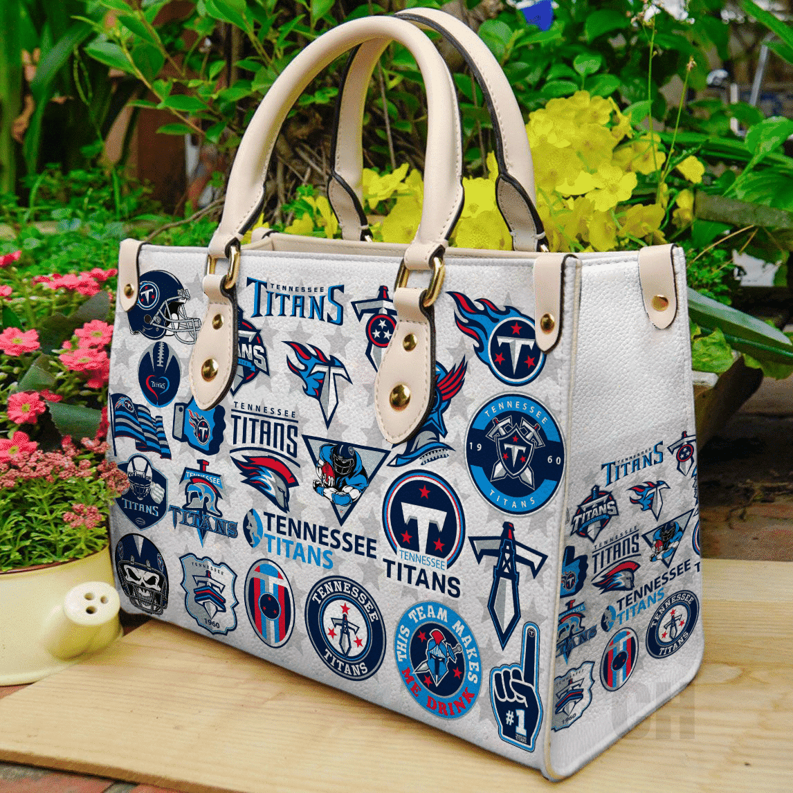 Tennessee Titans Leather Handbag 1 Tennessee Titans Leather Handbag
