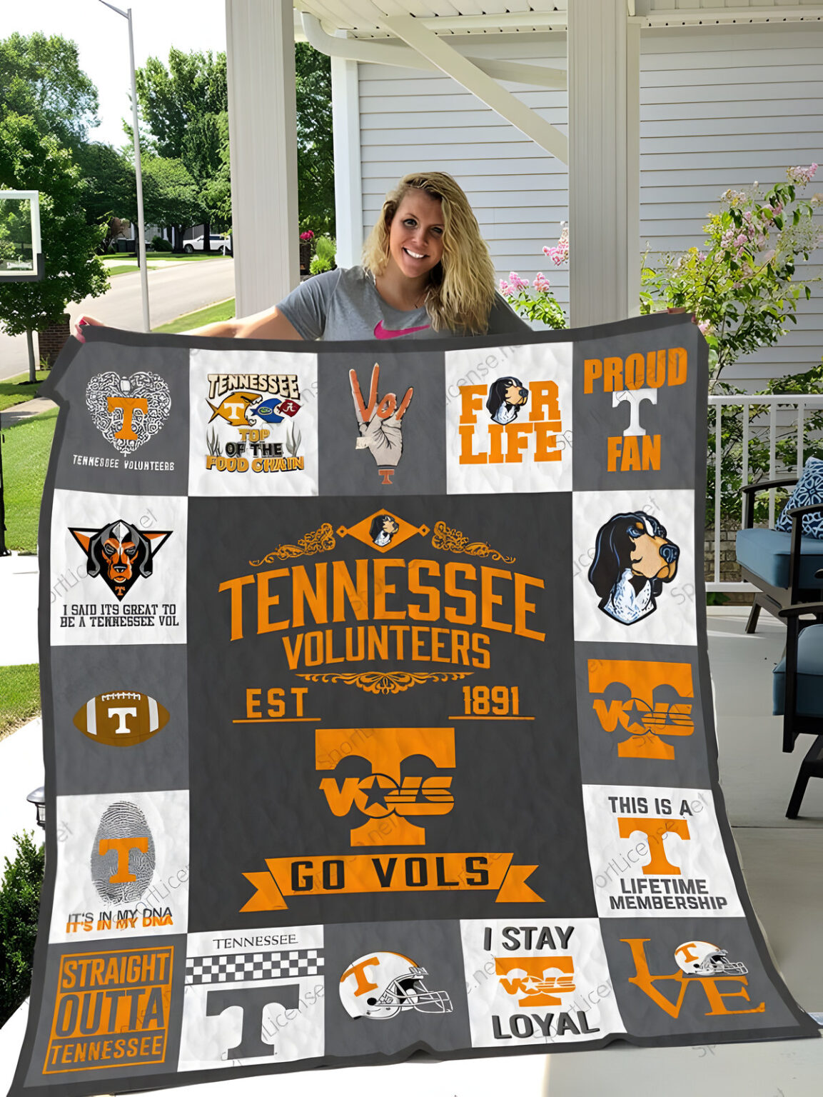 Tennessee Volunteers 2 Blanket 1 Tennessee Volunteers 2 Blanket