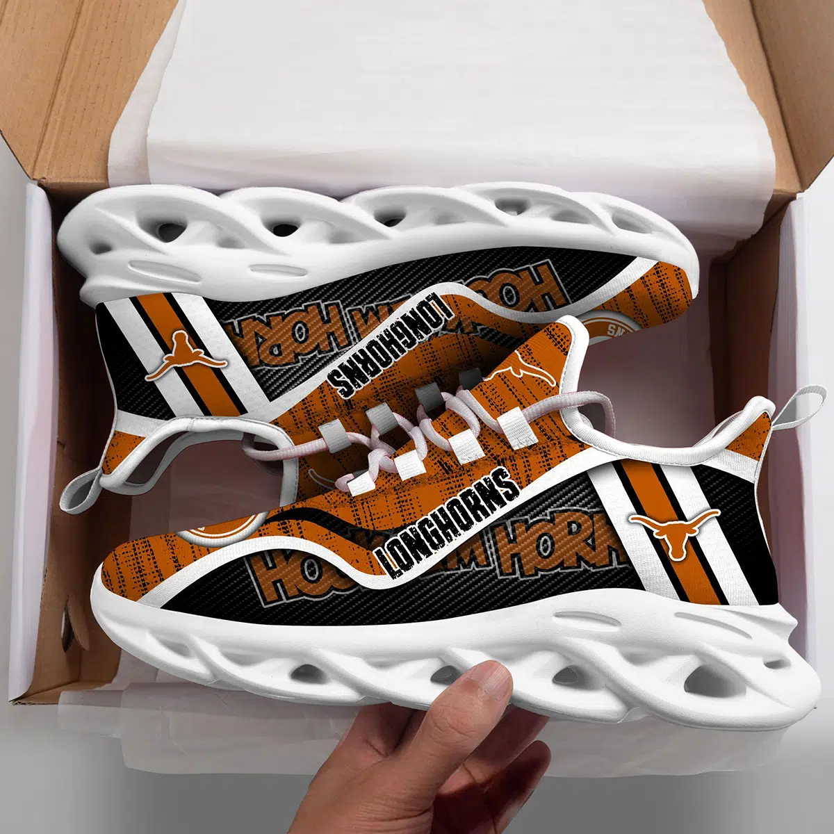 Texas Longhorns Lover Max Soul Shoes Shoes New Shoes 02 1 Texas Longhorns Lover Max Soul Shoes Shoes New Shoes 02