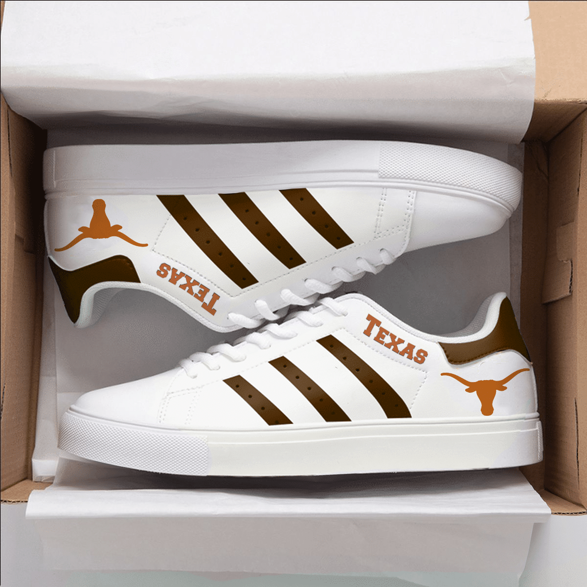 Texas Longhorns Stan Smith Shoes 1 Texas Longhorns Stan Smith Shoes