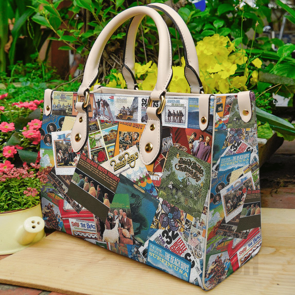 The Beach Boys Leather Handbag 1 The Beach Boys Leather Handbag