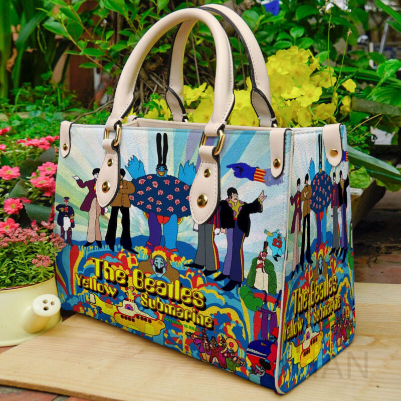 The Beatles Leather Handbag 01 1 The Beatles Leather Handbag 01