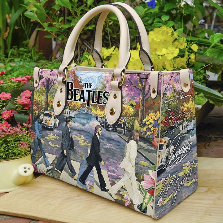 The Beatles Leather Handbag 02 1 The Beatles Leather Handbag 02