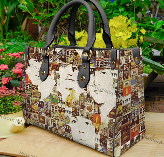 The Beatles Leather Handbag 04 1 The Beatles Leather Handbag 04