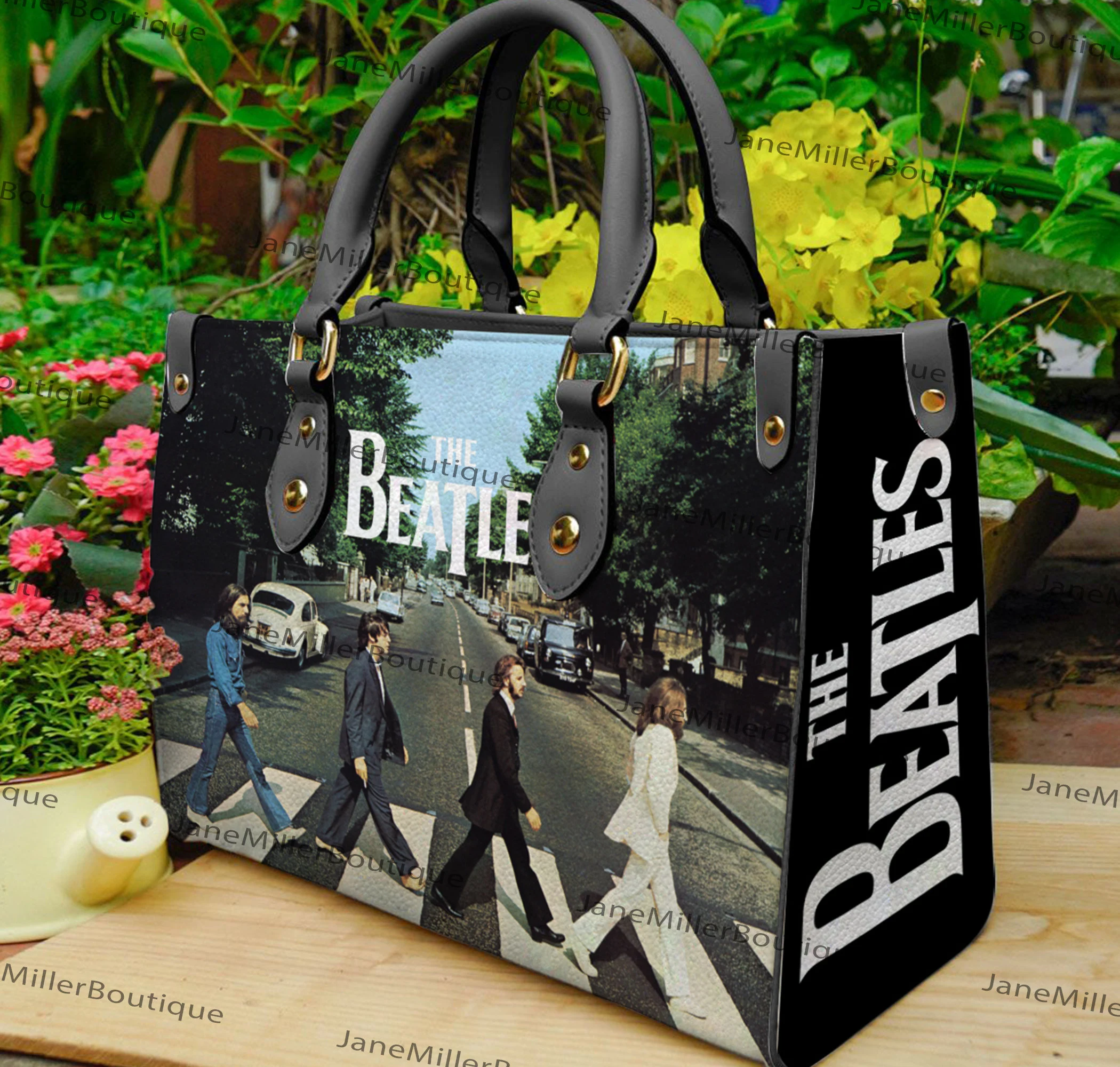 The Beatles Leather Handbag 1 The Beatles Leather Handbag