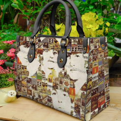 The Beatles Rock Band Leather Handbag