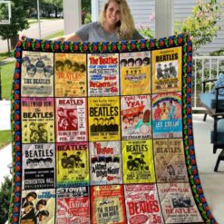 The Beatles Rock Band Music Lover Blanket