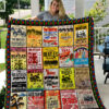 The Beatles Rock Band Music Lover Blanket