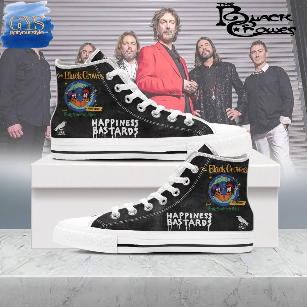 The Black Crowes High Top Shoes 1 The Black Crowes High Top Shoes