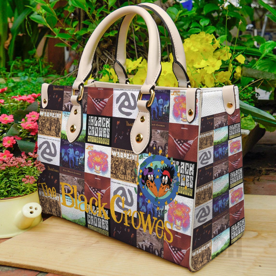 The Black Crowes Leather Handbag 1 The Black Crowes Leather Handbag