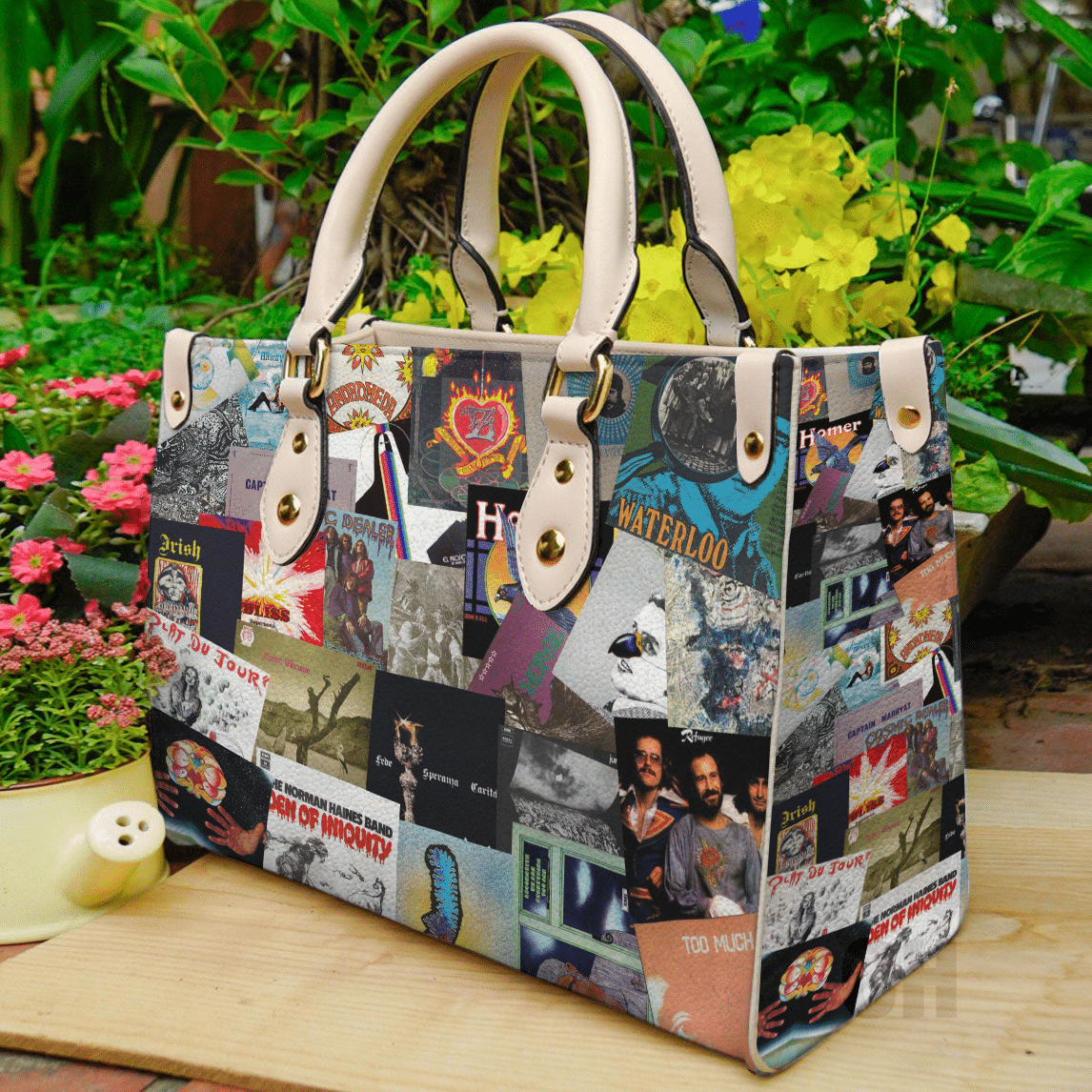 The Canterbury Scene Leather Handbag 1 The Canterbury Scene Leather Handbag