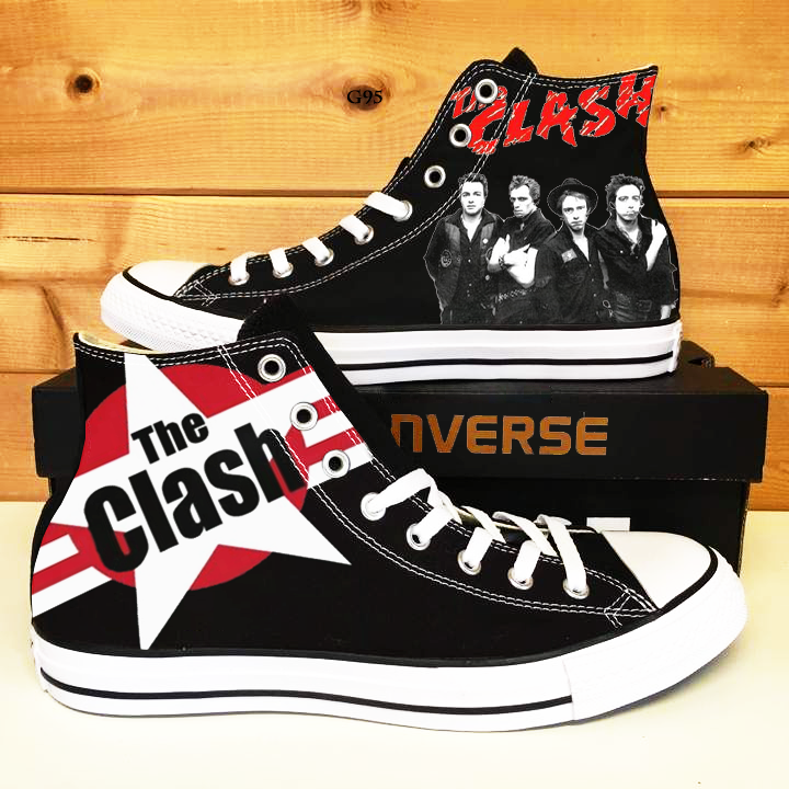 The Clash Lover High Top Shoes 1 The Clash Lover High Top Shoes