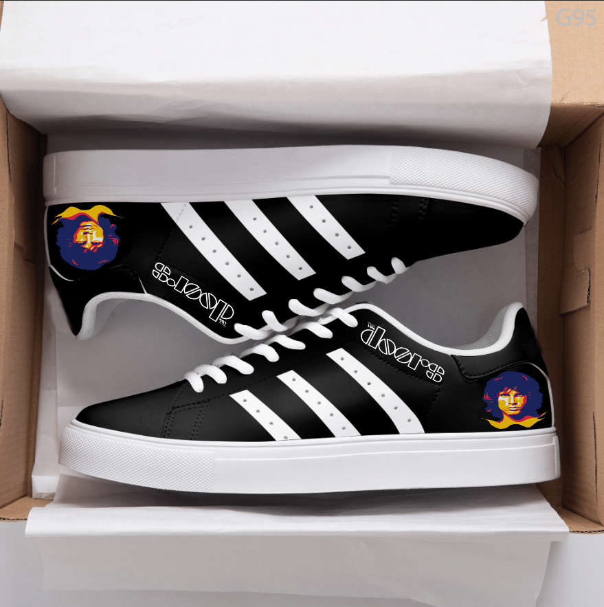 The Doors Black Stan Smith Shoes 1 The Doors Black Stan Smith Shoes