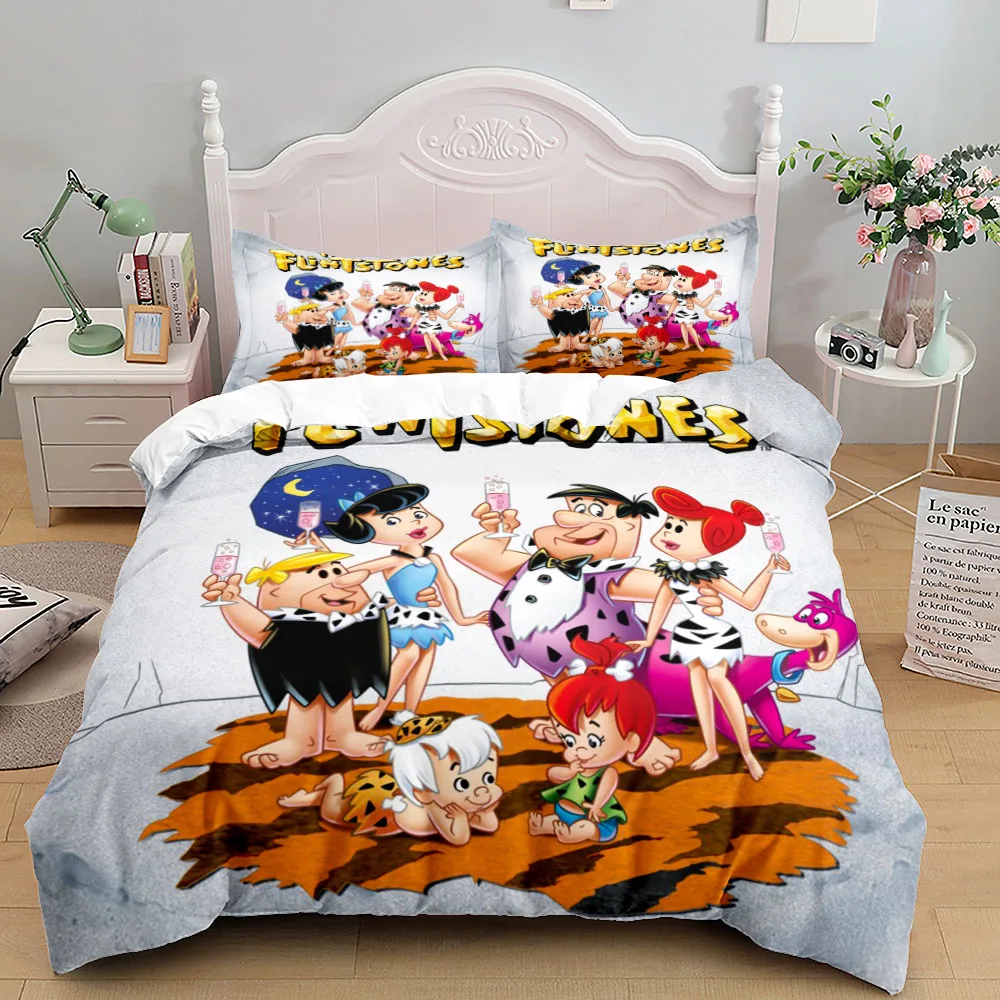 The Flintstones Lover Blanket Bedding Set 1 The Flintstones Lover Blanket Bedding Set
