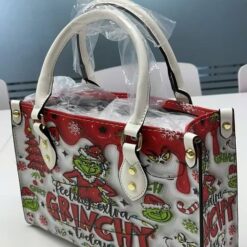 The Grinch Leather Handbag