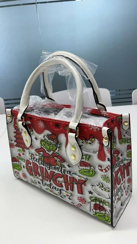 The Grinch Leather Handbag 1 The Grinch Leather Handbag