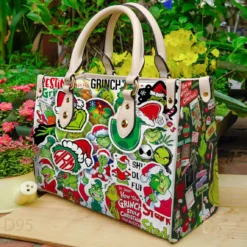 The Grinch Leather Handbag