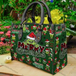 The Grinch Leather Handbag