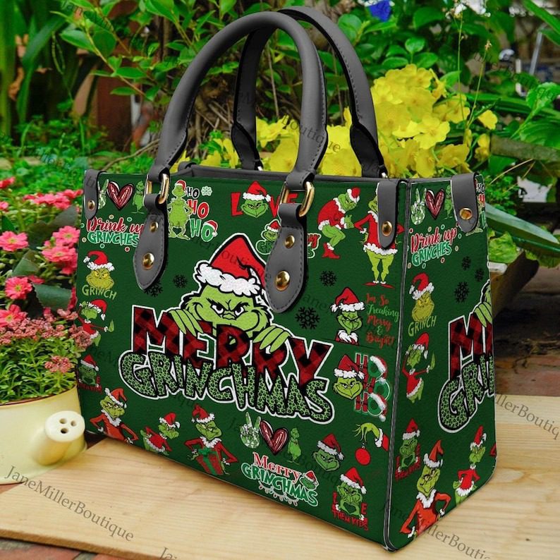 The Grinch Leather Handbag 1 The Grinch Leather Handbag