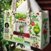 The Grinch Lover Leather Handbag
