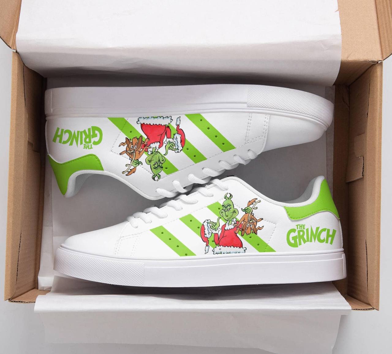 The Grinch Stan Smith Shoes 1 The Grinch Stan Smith Shoes