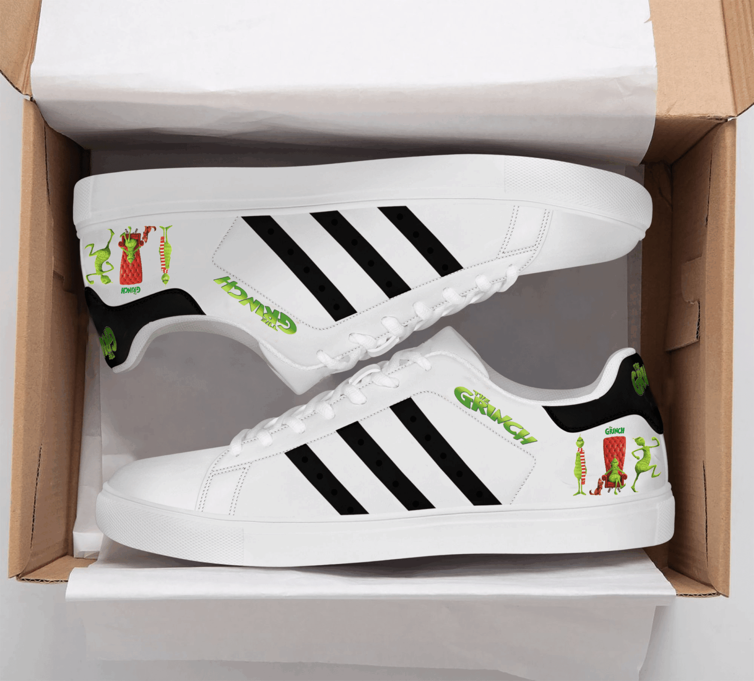 The Grinch Stan Smith Shoes 1 The Grinch Stan Smith Shoes