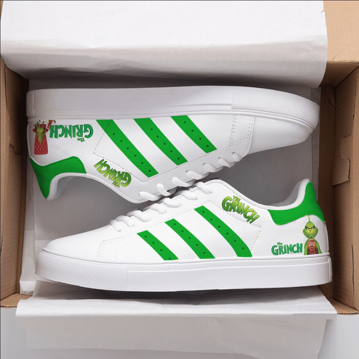 The Grinch Stan Smith Shoes 1 The Grinch Stan Smith Shoes