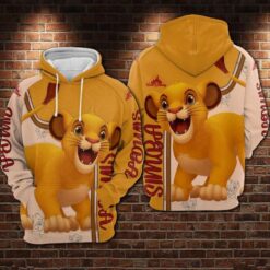 The Lion King Hoodie Zip Hoodie 3D