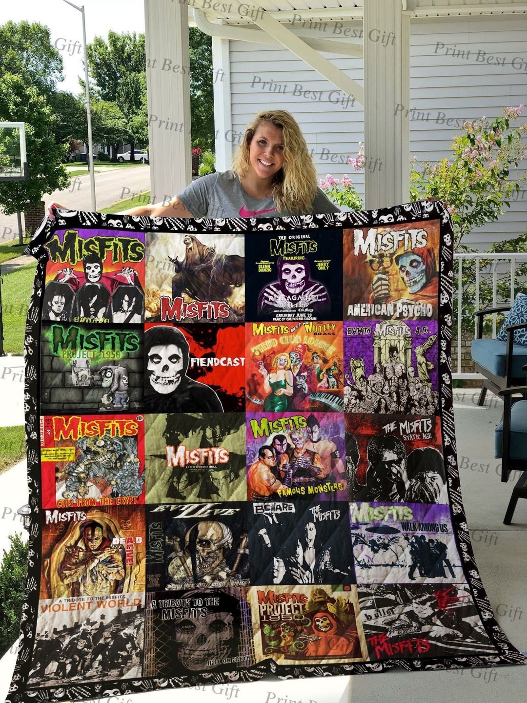 The Misfits Band Blanket 1 The Misfits Band Blanket