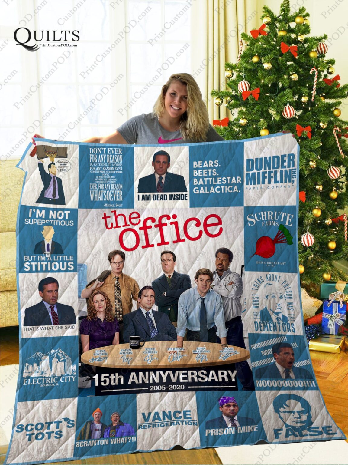The Office A3 Blanket 1 The Office A3 Blanket