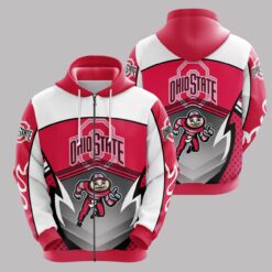 The Ohio State Buckeyes Hoodie Zip Hoodie 3D